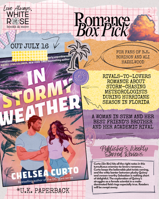 Romance Subscription Box: JULY Box: In Stormy Weather by Chelsea Curto