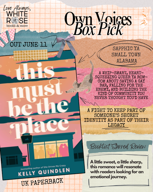 Own Voices Book Subscription Box: June Selection: This Must Be the Place by Kelly Quindlen
