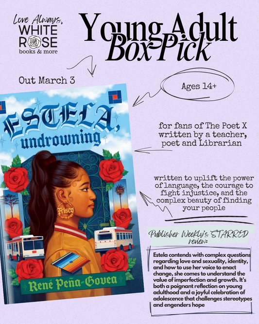 Young Adult Book Subscription Box: March Selection: Estela Undrowning by René Peña-Govea