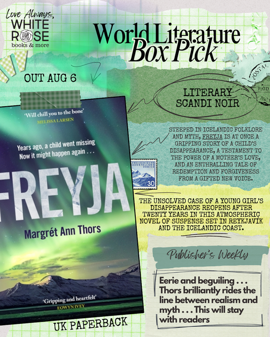 World Literature Subscription Box: AUGUST SELECTION: Freyja by Margrét Ann Thors