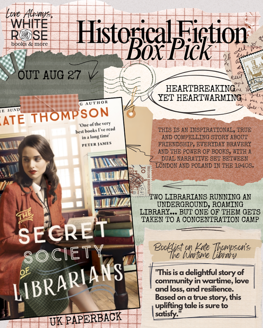Historical Fiction Subscription Box: AUGUST Selection: The Secret Society of Librarians by Kate Thompson