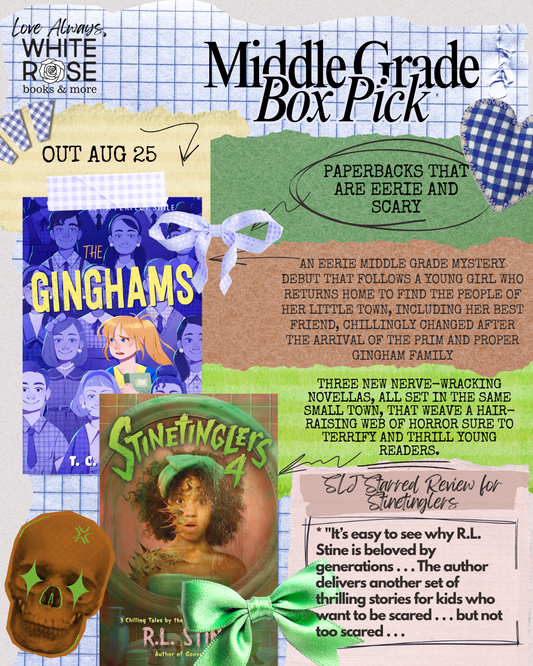 Middle Grade Book Subscription Box: AUGUST BOX: Stinetinglers 4 & The Ginghams