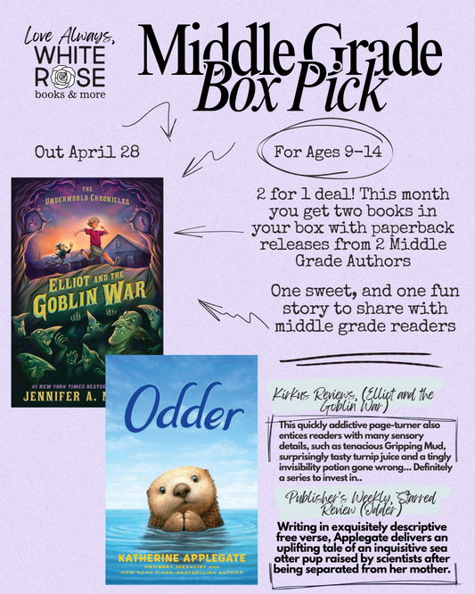 Middle Grade Book Subscription Box: April Selection: Odder & Elliot and the Goblin War