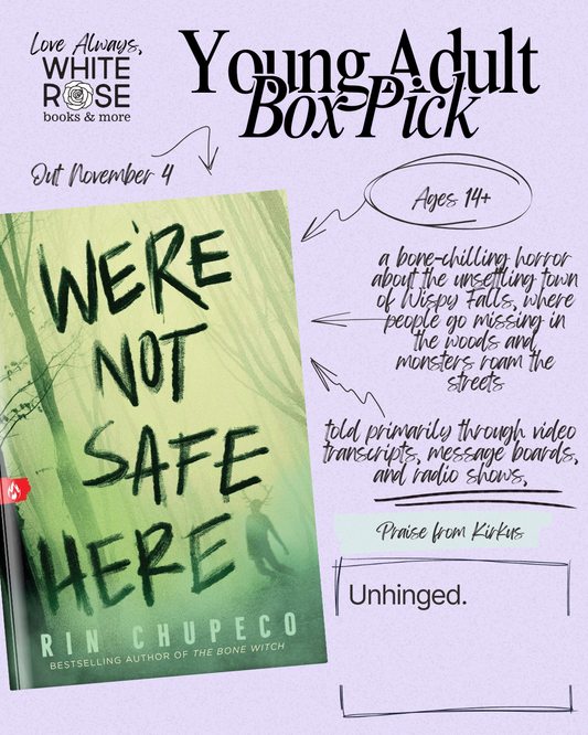 Young Adult Book Subscription Box: November Selection: We're Not Safe Here by Rin Chupeco