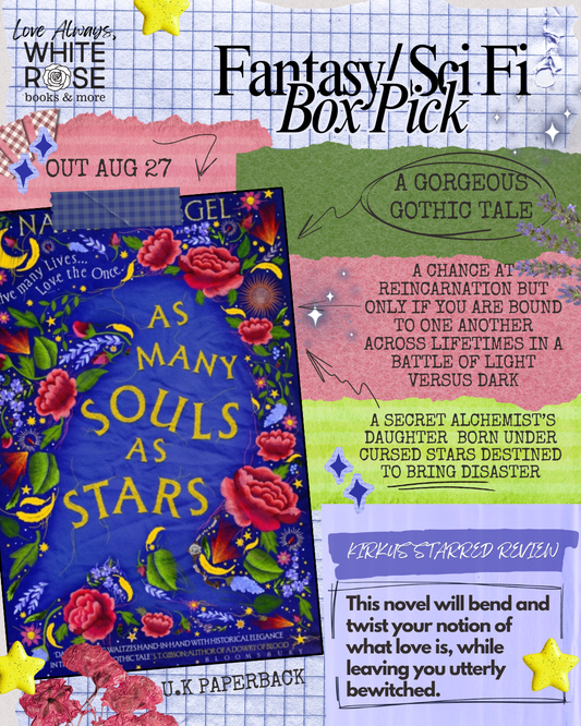 Fantasy/Science Fiction Subscription Box: AUGUST Selection: As Many Souls as Stars by Natasha Siegel