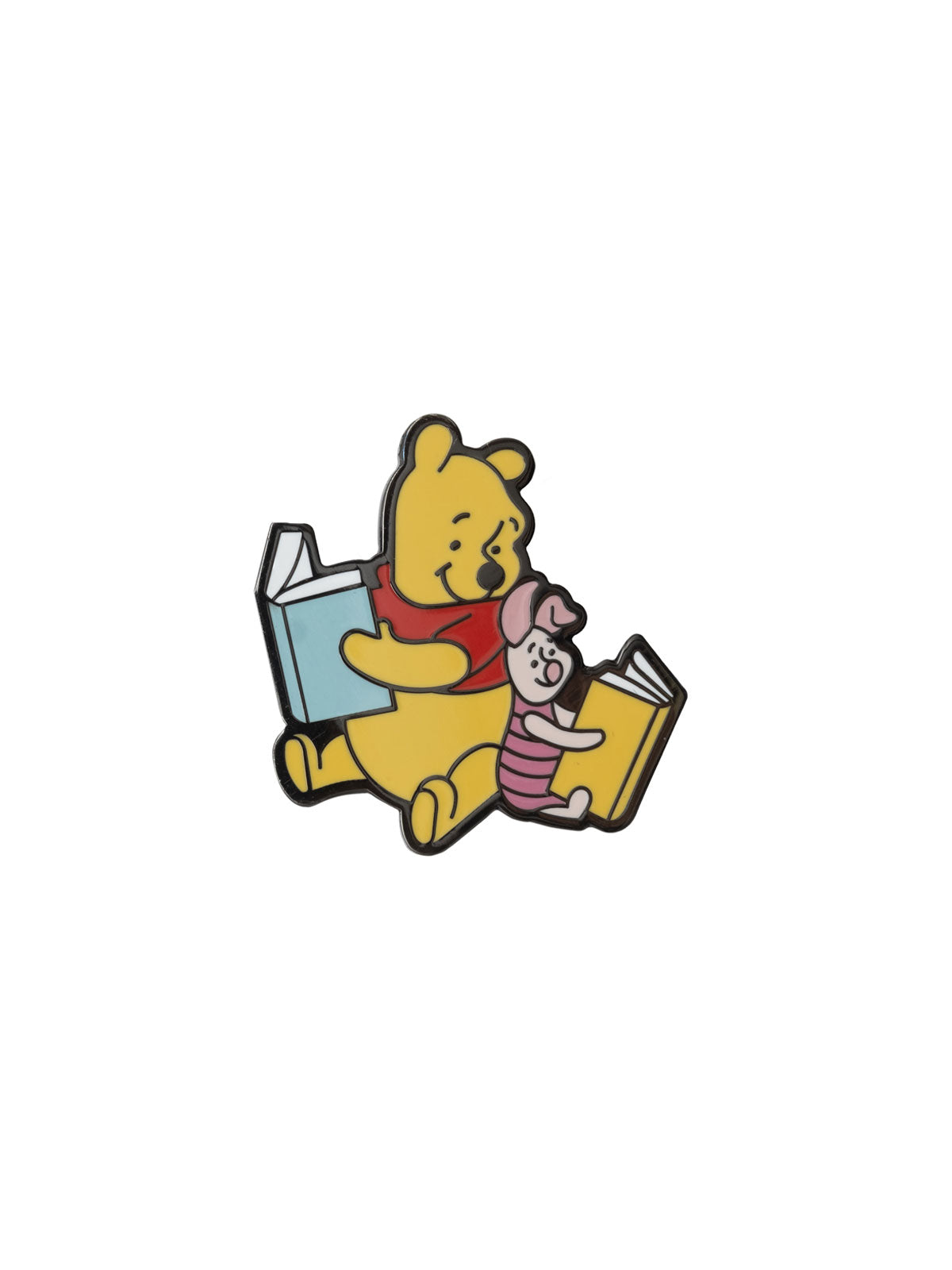 Disney Winnie the Pooh and Piglet Reading enamel pin