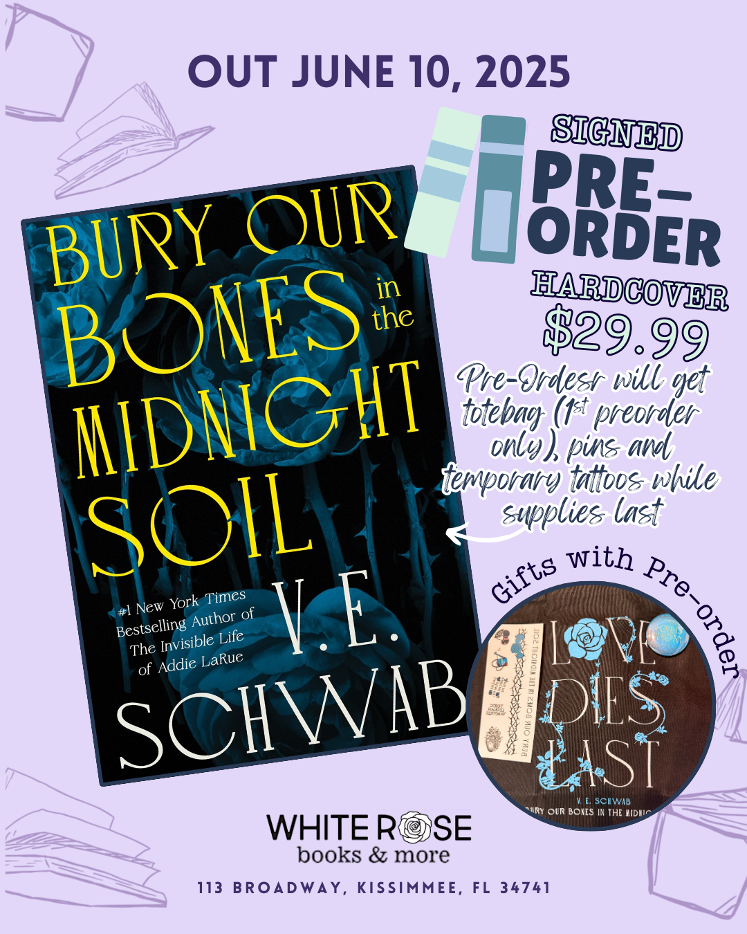 PREORDER: Bury Our Bones in the Midnight Soil by V. E. Schwab (SIGNED)