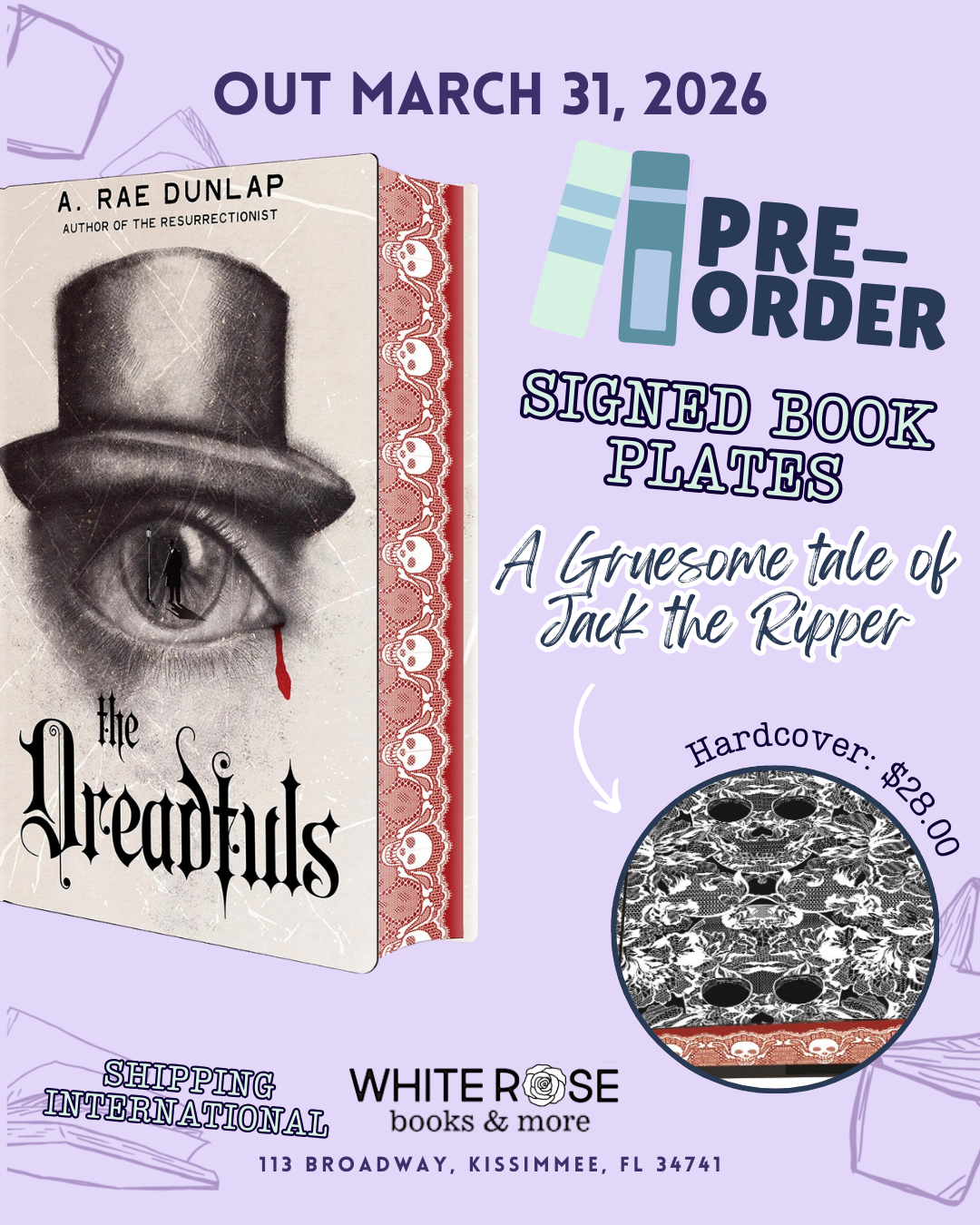 The Dreadfuls: Deluxe Stenciled Edges by A. Rae Dunlap