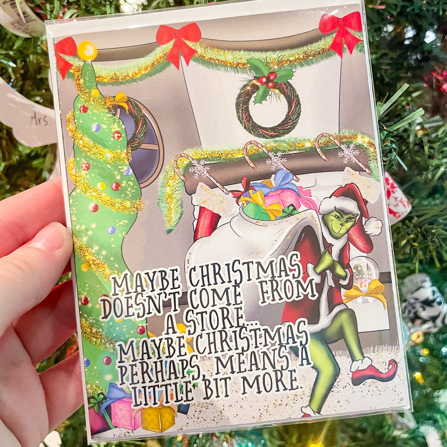 The Grinch Christmas Greeting Card