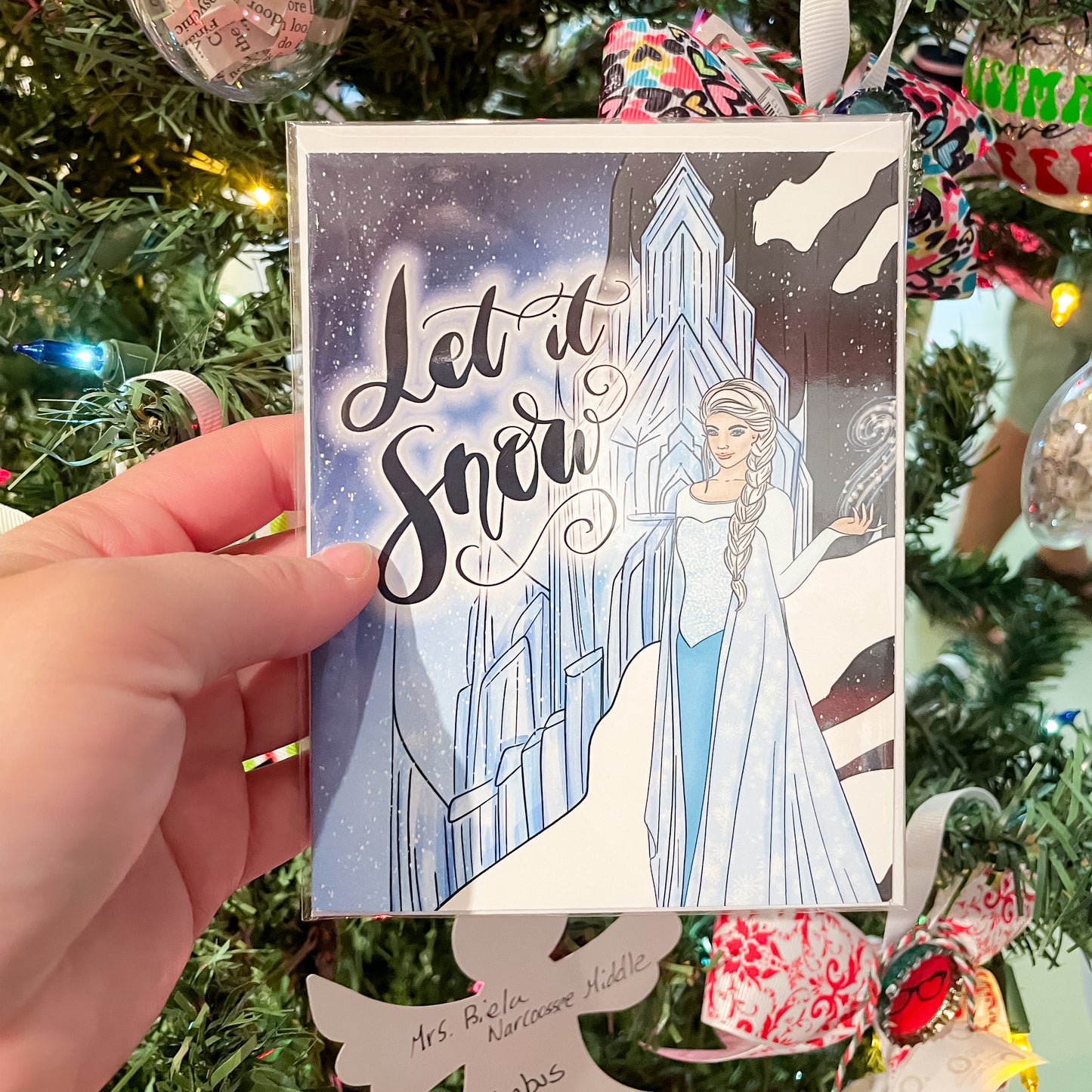 Winter Princess Greeting Card