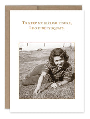 Diddly Squats | SM583 |  Birthday Cards
