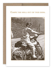 Carpe Diem | SM586 |  Birthday Cards