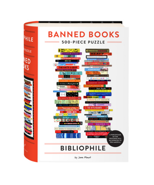 Banned Books 500 Piece Puzzle by Jane Mount