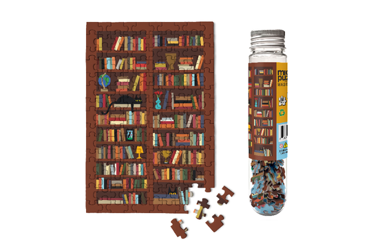 Micro Puzzles - Bookcase Mini jigsaw puzzle teacher appreciation gift