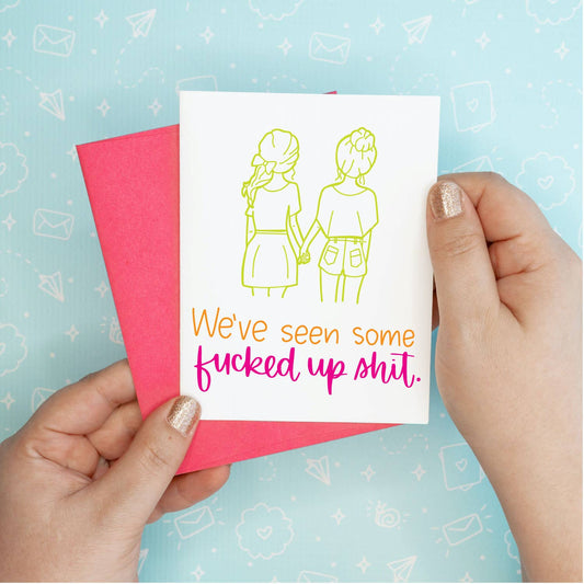 Colette Paperie - Fucked Up Shit Funny Recycled Greeting Card