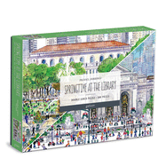 Springtime at the Library 500 Piece Double Sided Puzzle