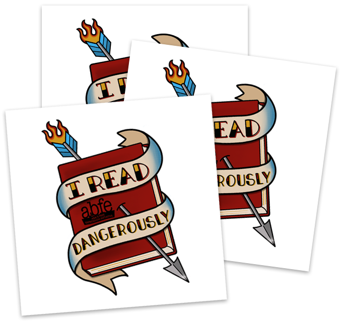 I Read Dangerously Temporary Tattoo