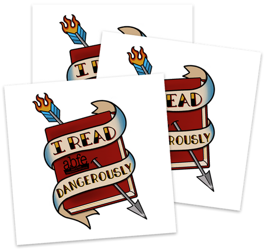 I Read Dangerously Temporary Tattoo