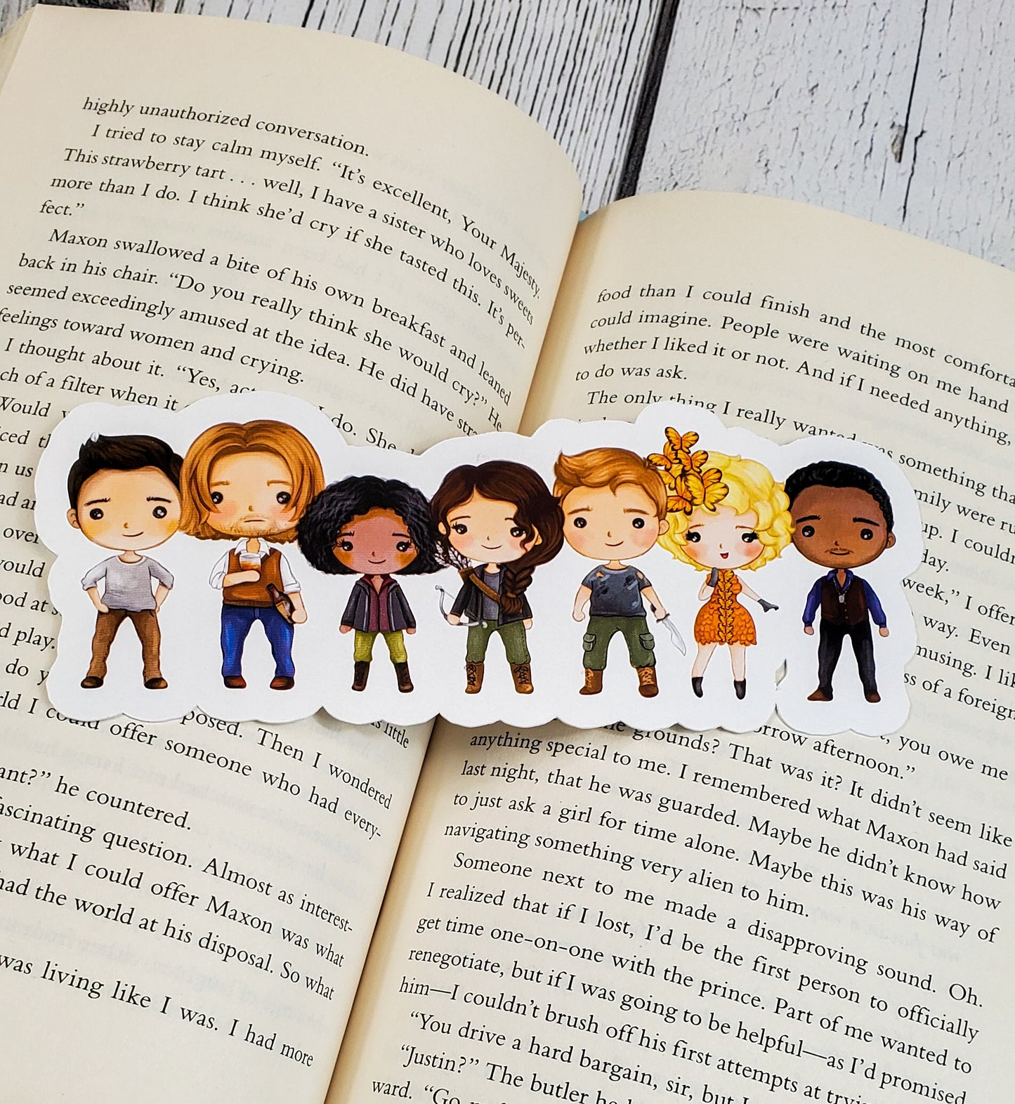 The Warrior Games Characters Diecut Bookmark
