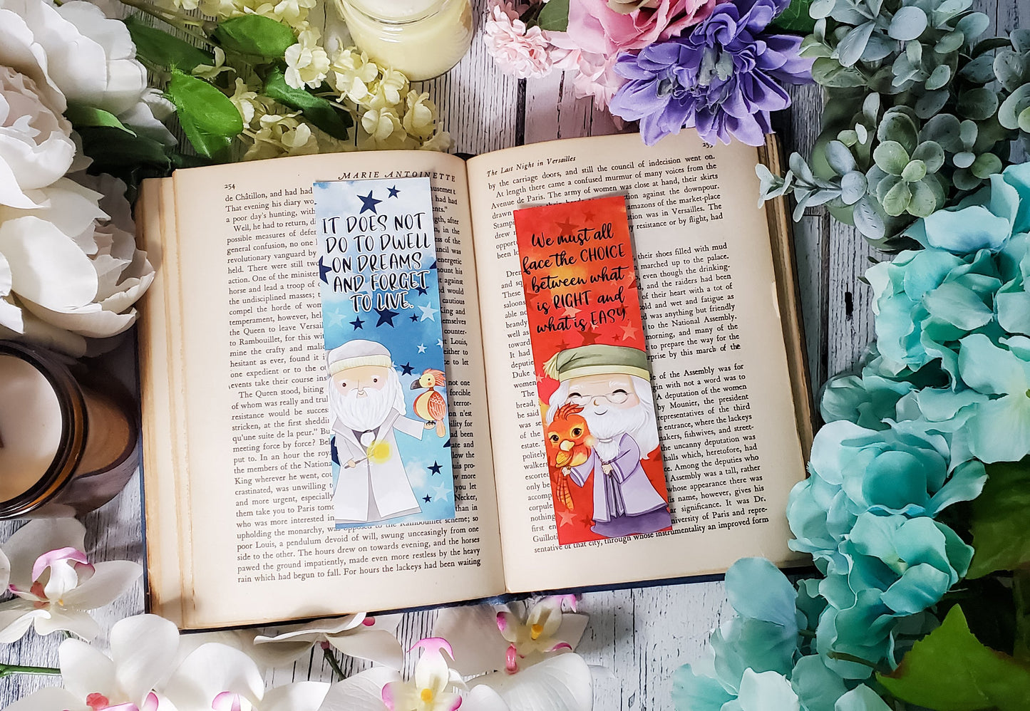 Dumbledore Quotes Double Sided Bookmark - bibliophileprints