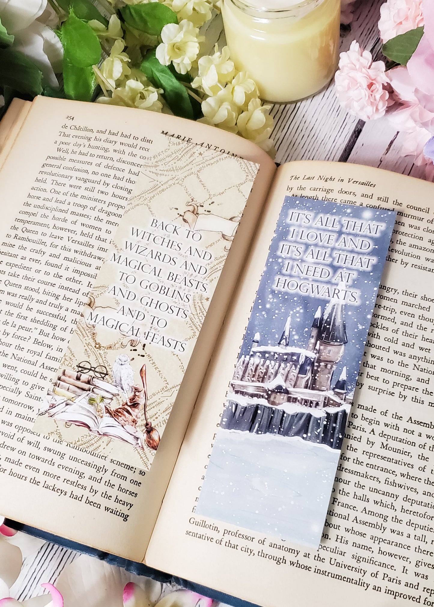 Harry Potter Musical Quotes Double Sided Bookmark - bibliophileprints