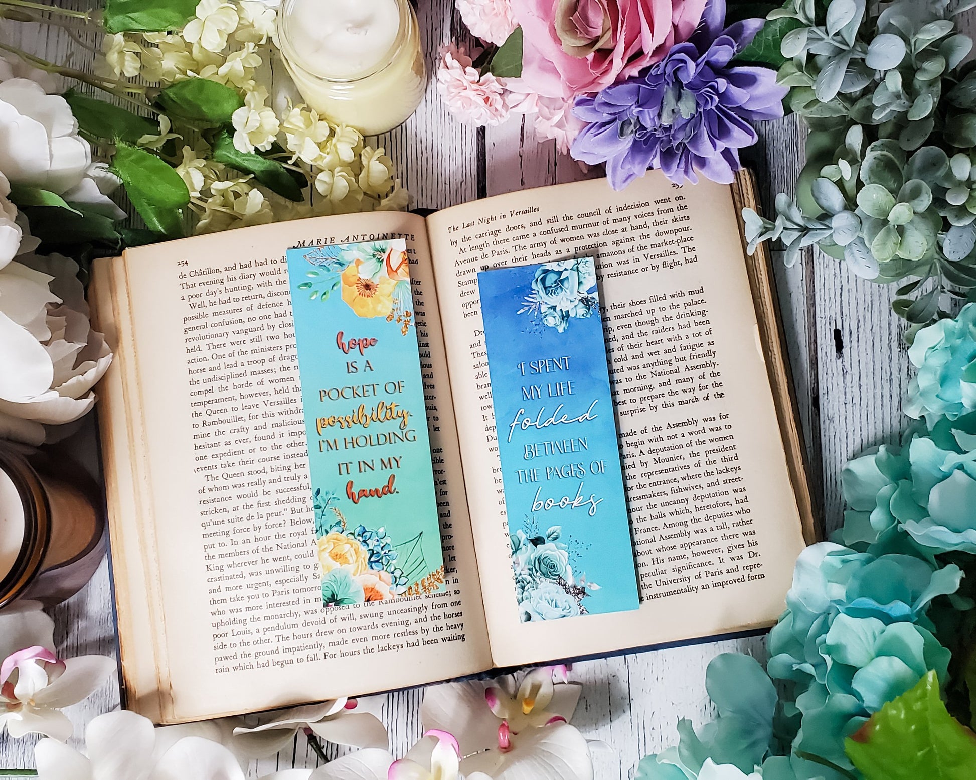 Shatter Me Quotes Double Sided Bookmark - bibliophileprints