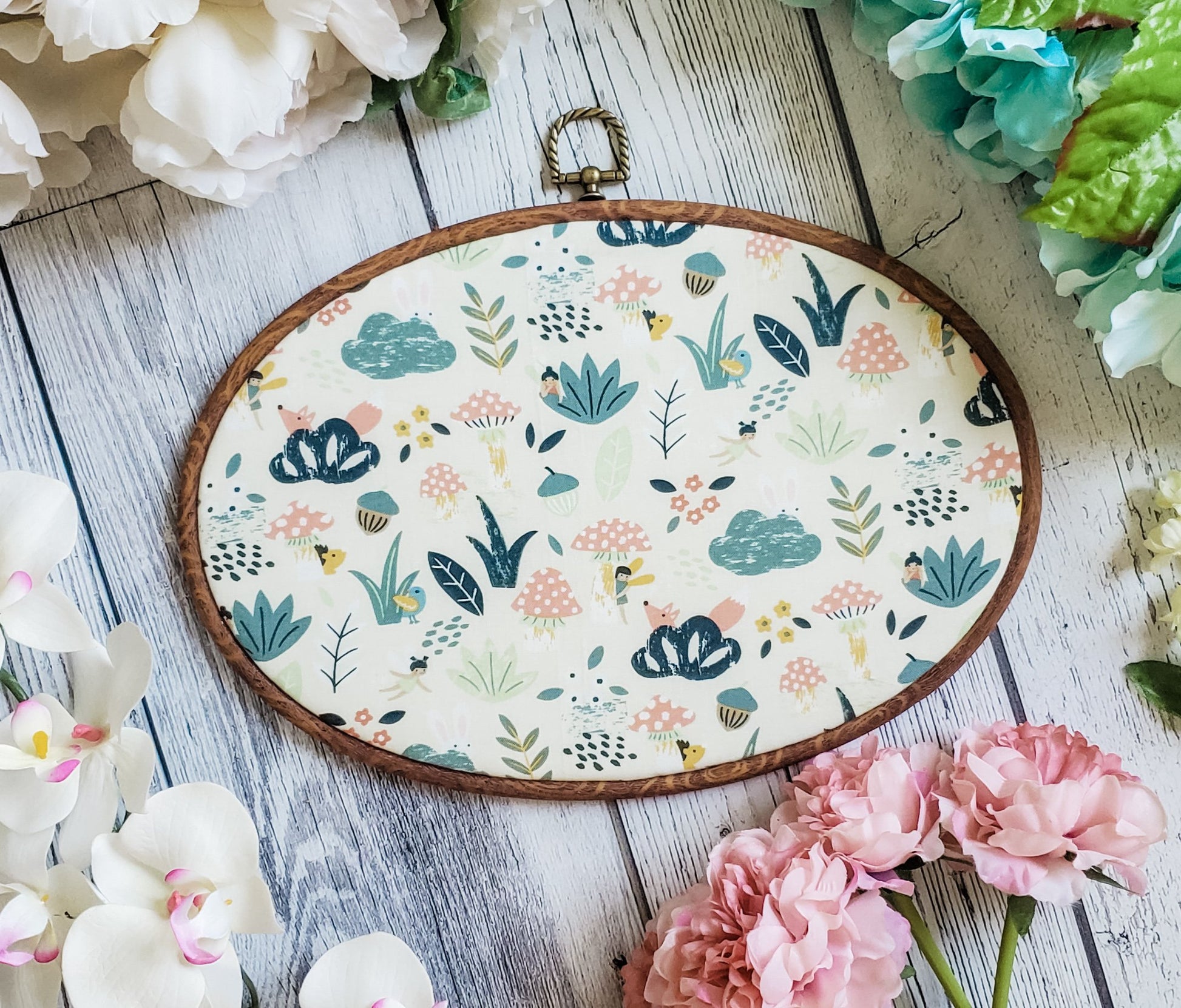 Fairy Garden - White Pin Hoops - bibliophileprints