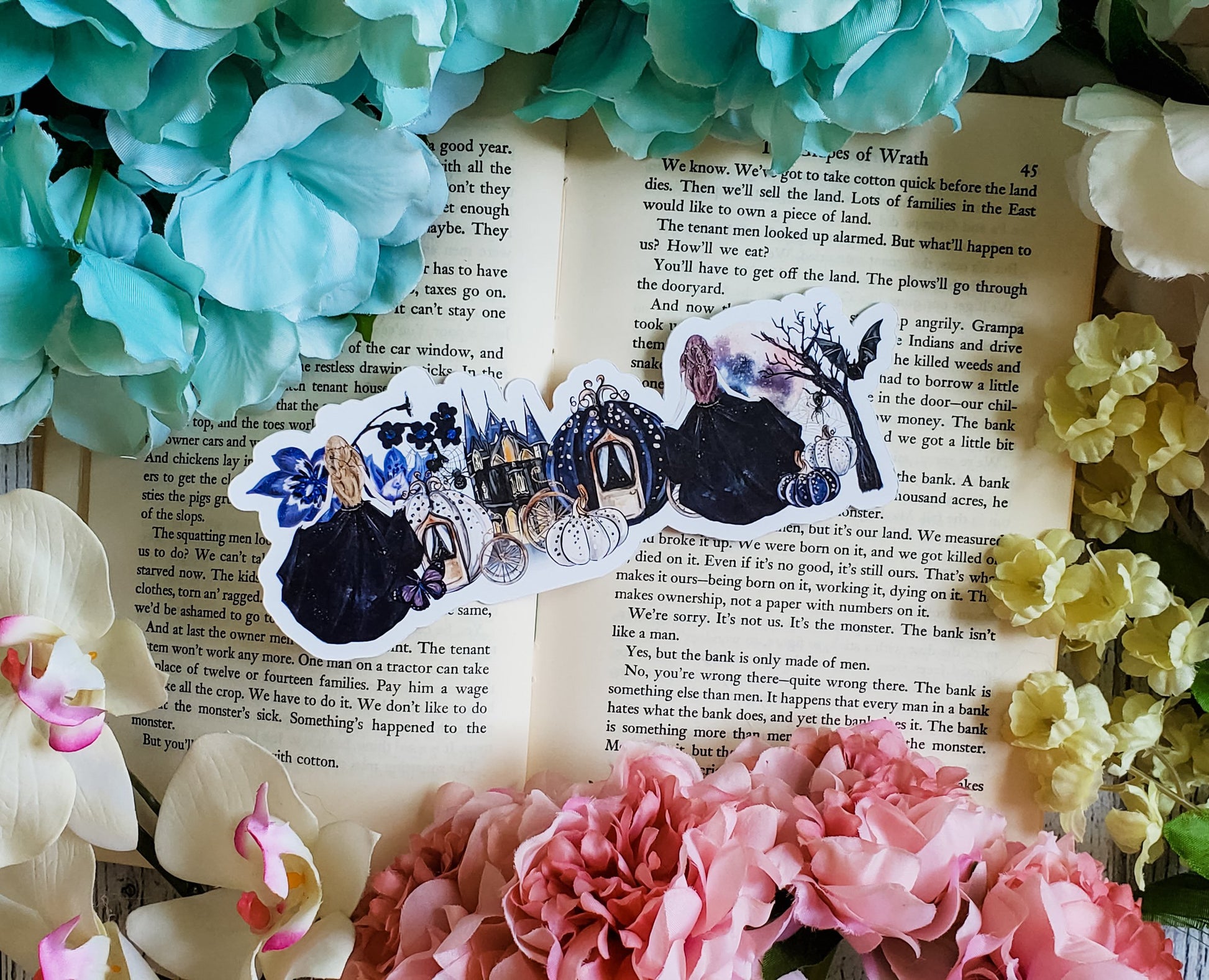 Halloween Midnight Ball Diecut Bookmark - bibliophileprints