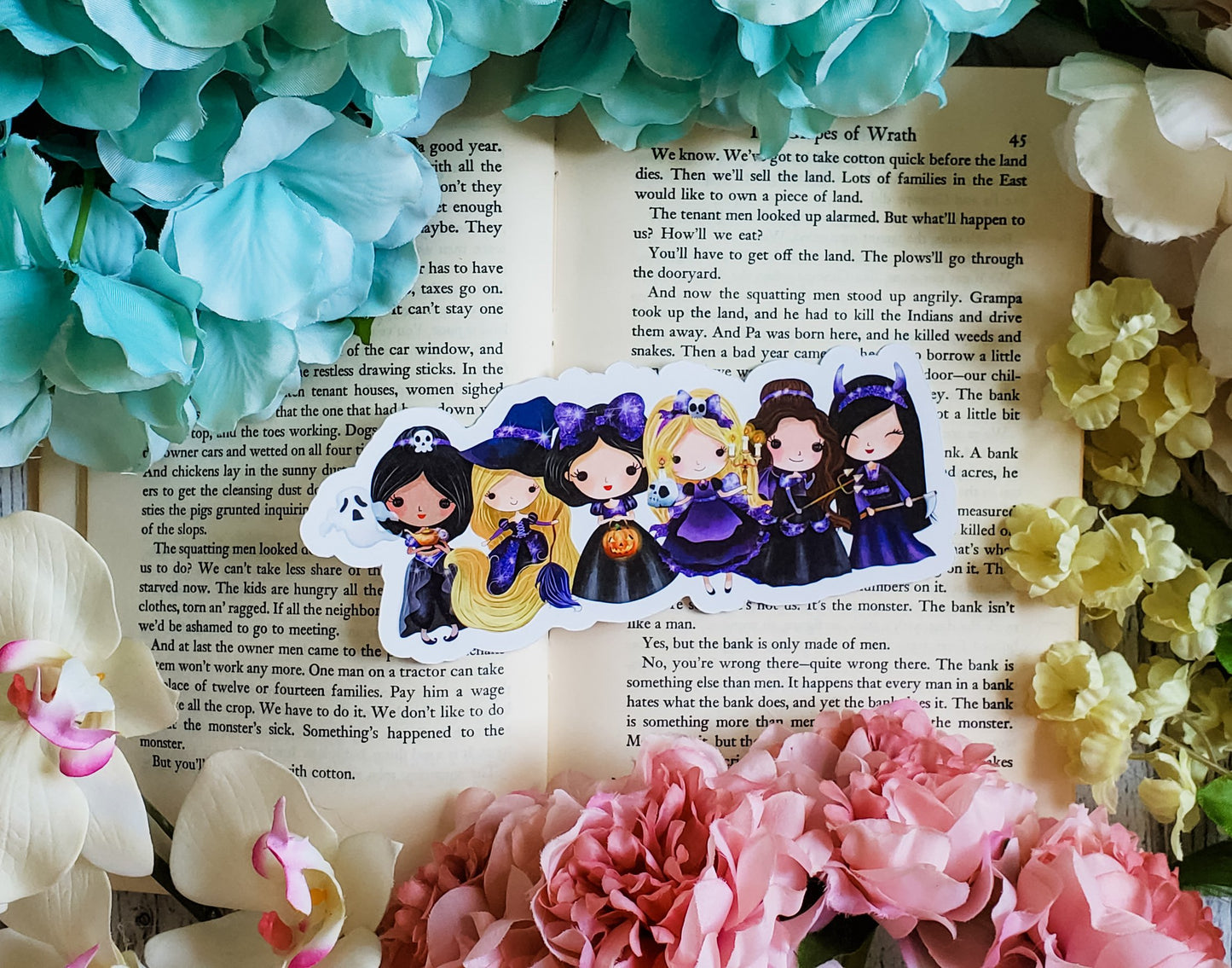 Halloween Princess Diecut Bookmark - bibliophileprints