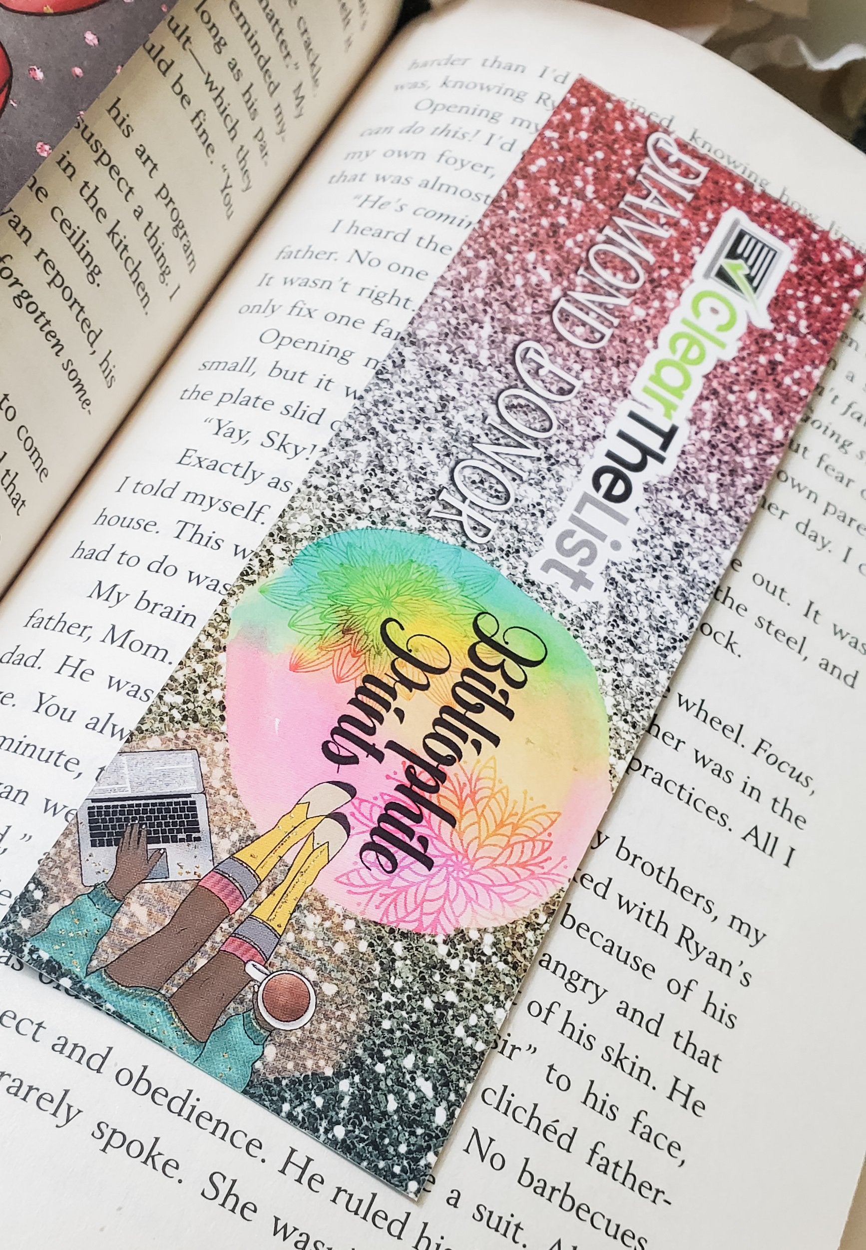 CleartheList Foundation Official Donor Bookmark: Diamond Donor, Double Sided Bookmark - bibliophileprints