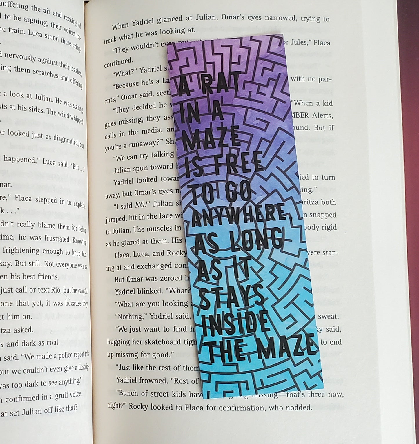 The Handmaid's Tale Bookmark - Rat in a Maze