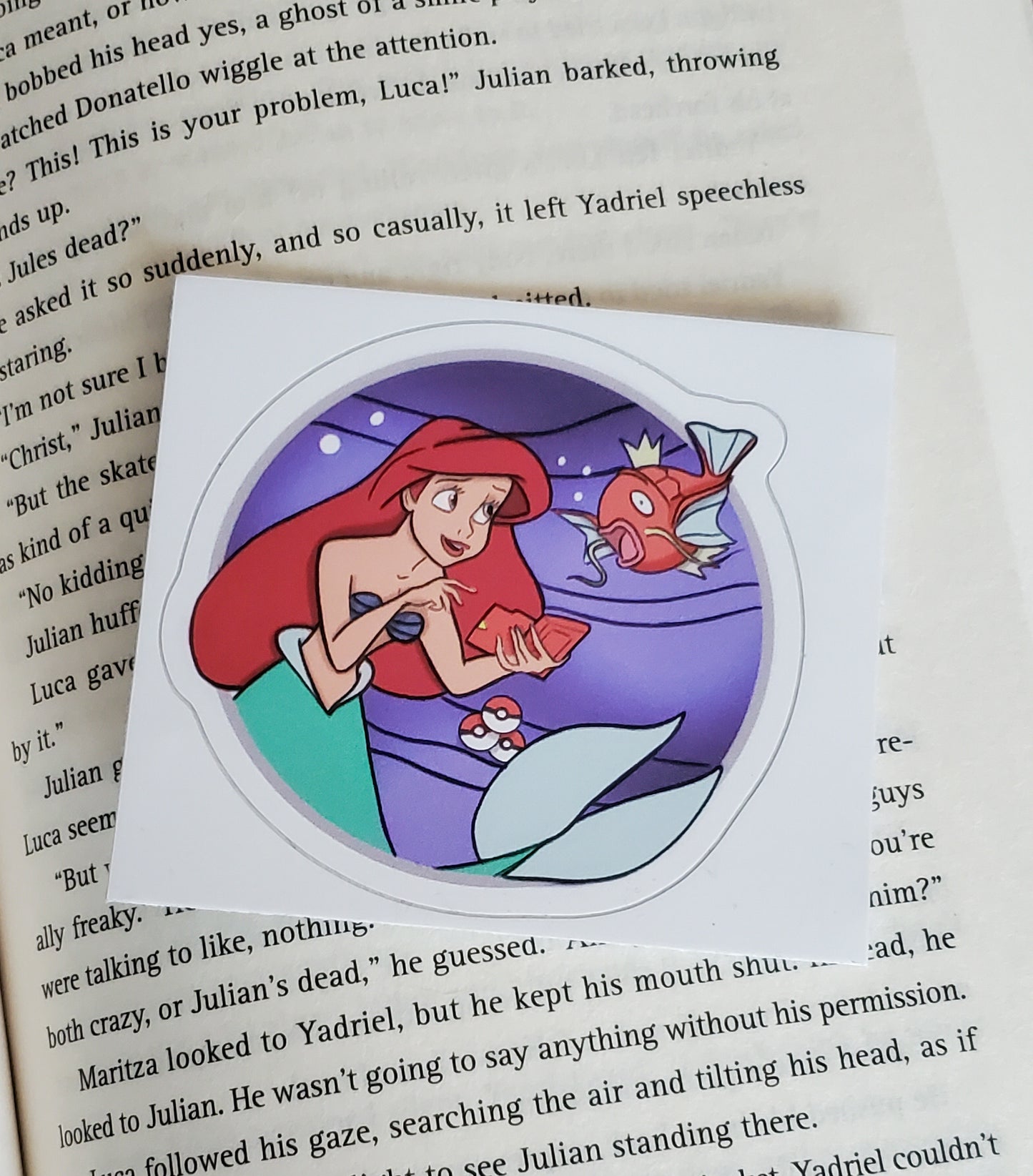 Mermaid Princess x Monster Fish Sticker