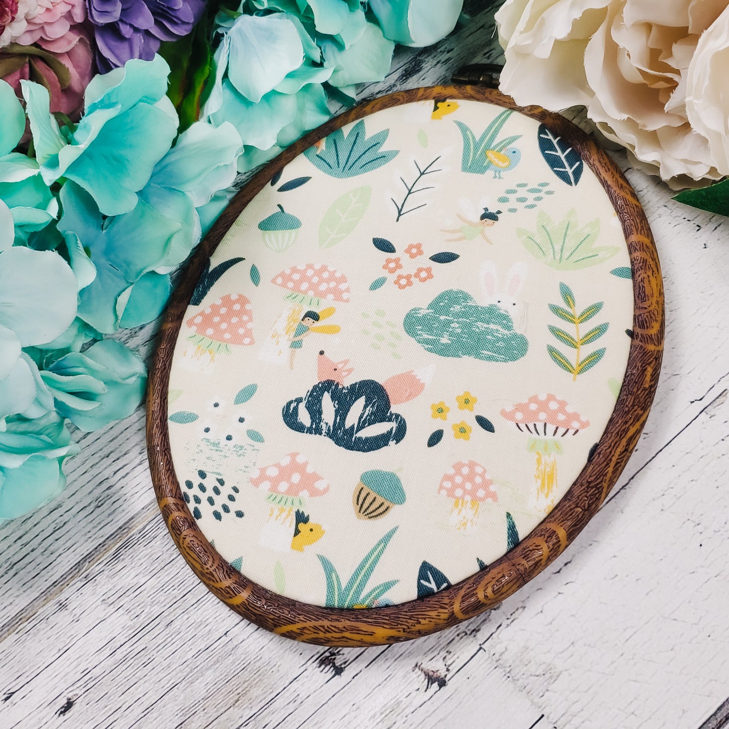 Fairy Garden - White Pin Hoops