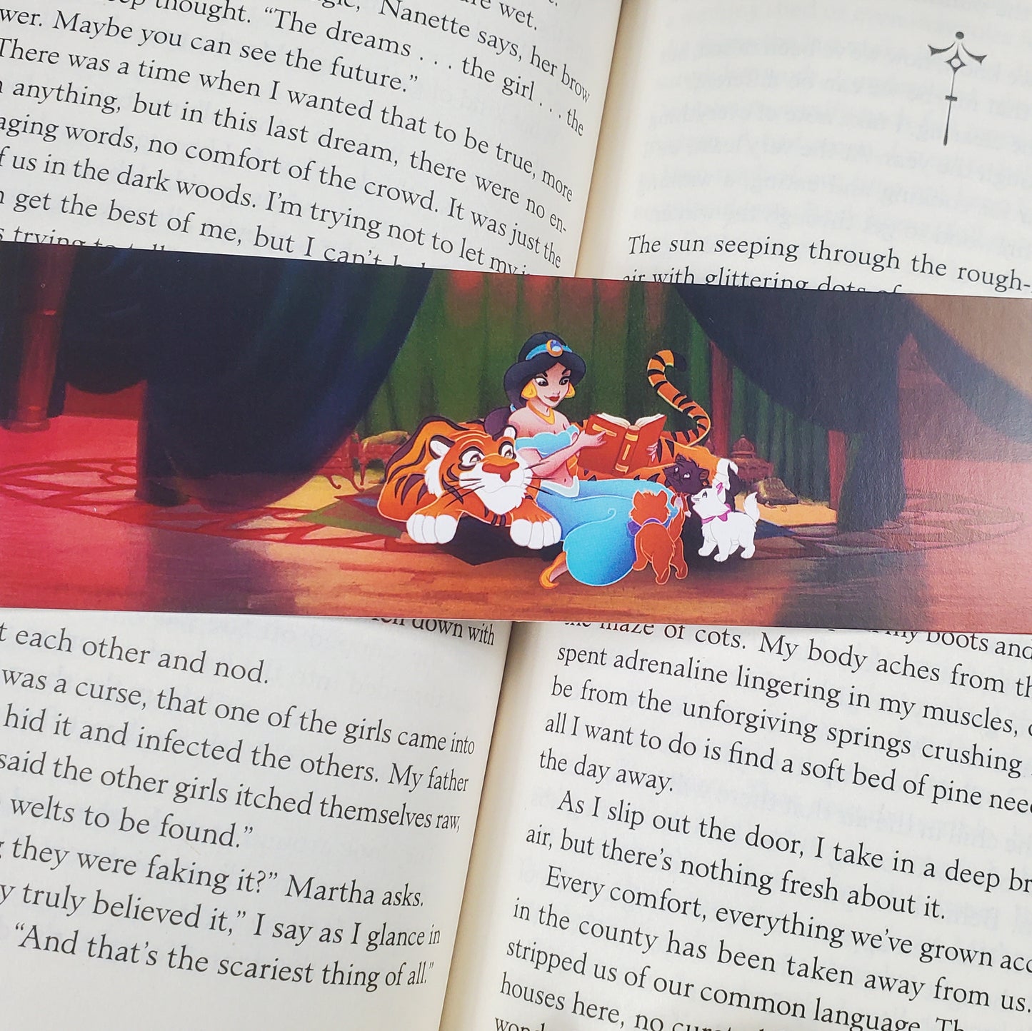 Arabian Princess Reading to the Jazz Cats Scene Bookmark