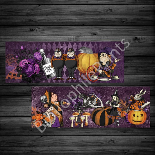 Halloween Classic Alice Double Sided Bookmark