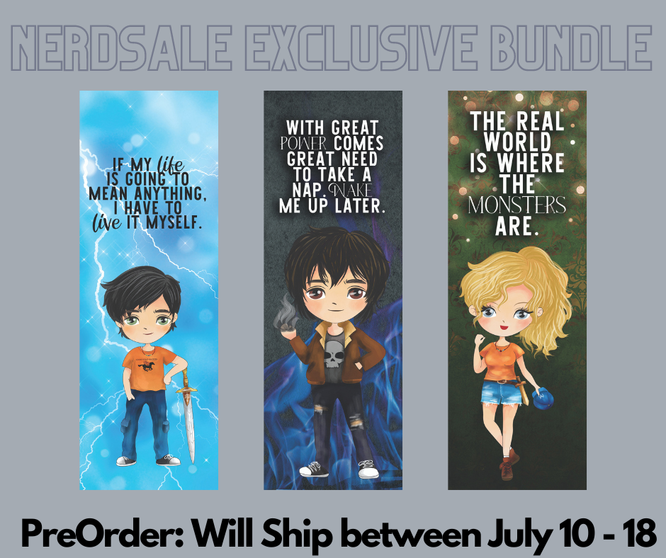 Percy Jackson Characters Bookmarks