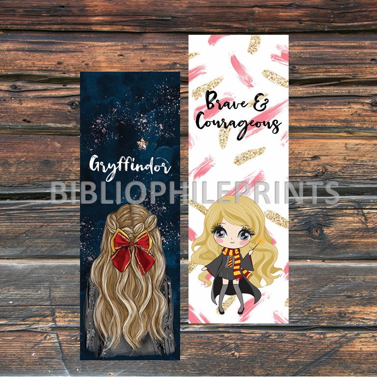 House of Brave Girl Double Sided Bookmark - Blonde