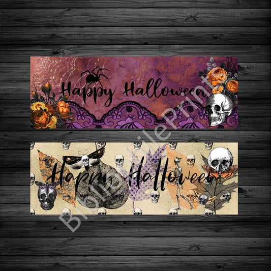 Happy Halloween Double Sided Bookmark