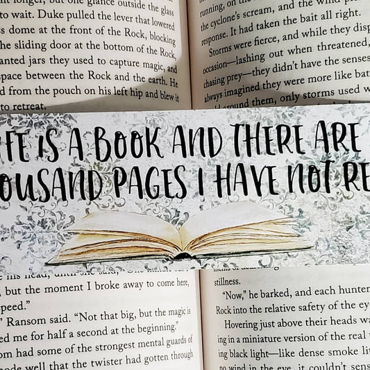 Life is a Book Bookmark