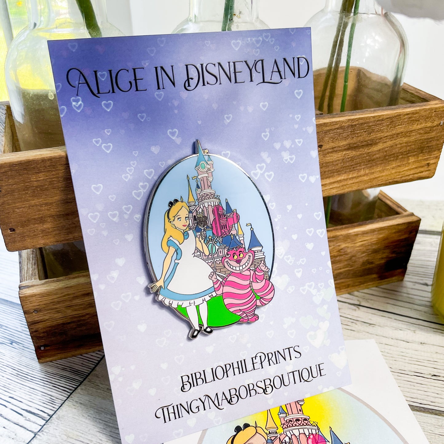 Alice in Magic Park Jumbo Enamel Pin