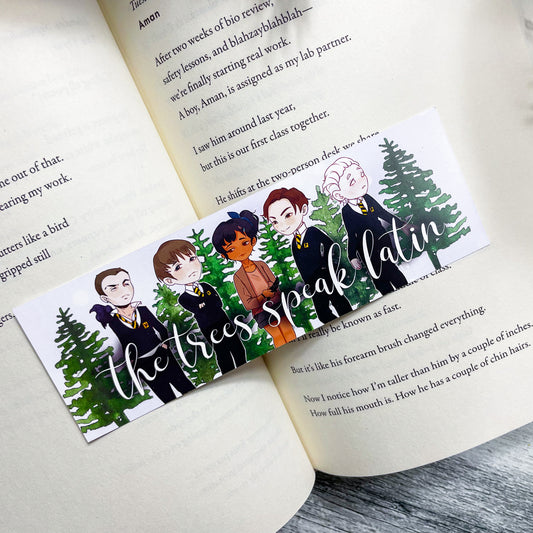 The Raven Boys Bookmark | The Trees Speak Latin