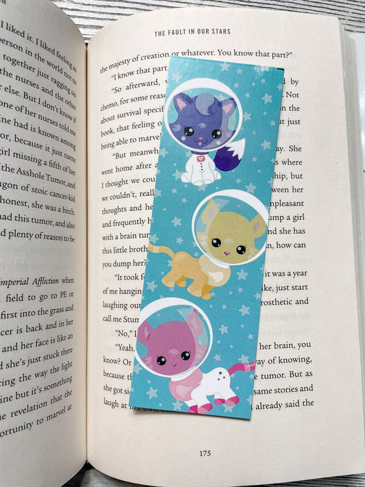 Three Space Kitties Bookmark