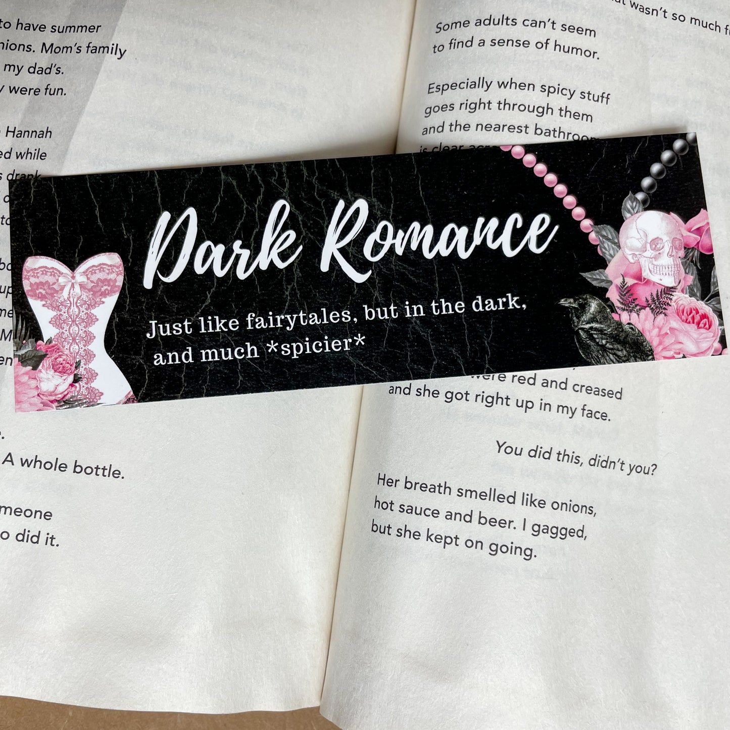Dark Romance Readers Definition Bookmark | Dark Romance Fairytales Bookmark | Romance Readers | Romance Bookmarks