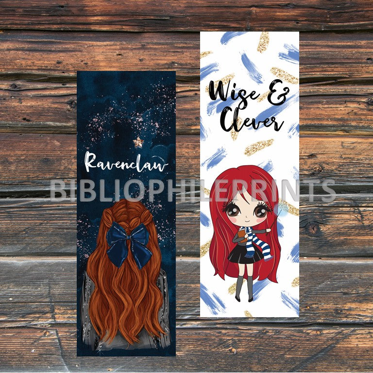 House of Wise Girl Double Sided Bookmark - Red Head