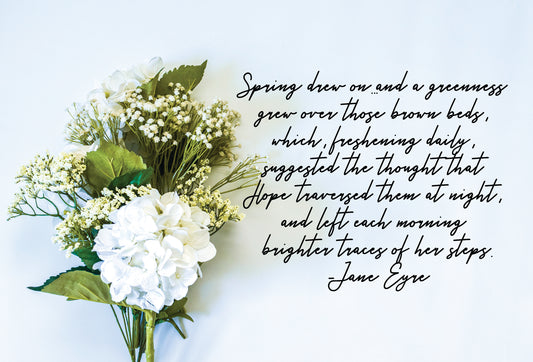 Jane Eyre Spring 4x6 Print