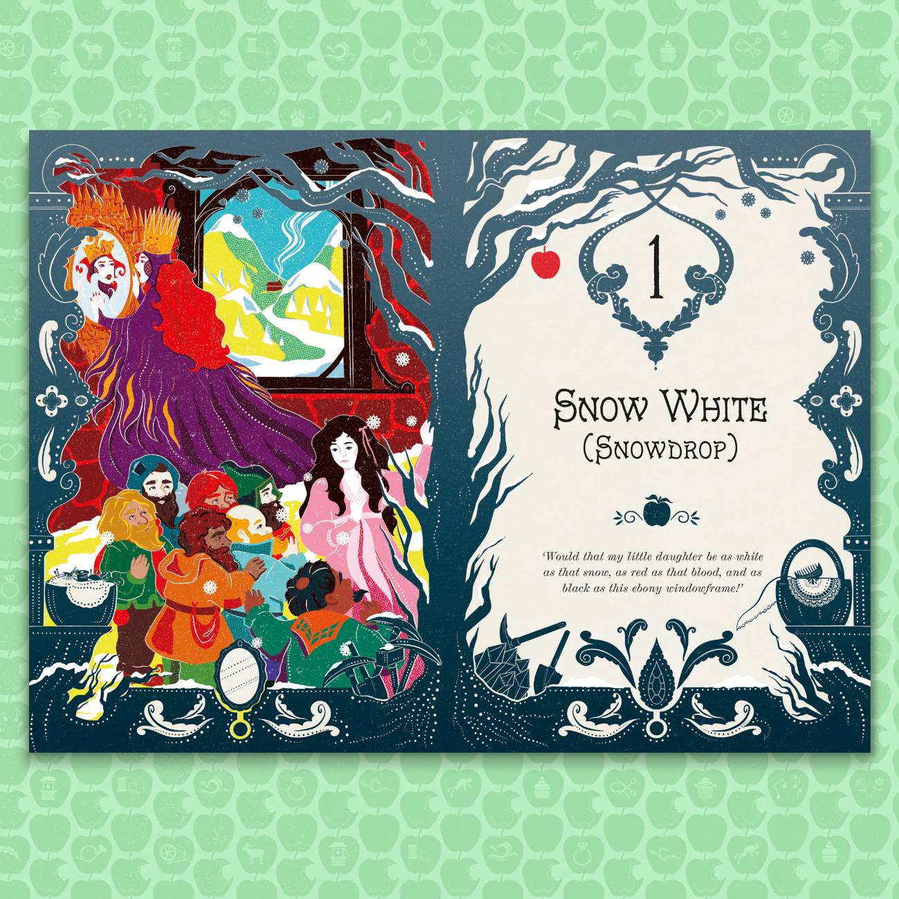 Snow White and Other Grimms' Fairy Tales (Minalima Edition): Illustrated with Interactive Elements (Illustrated with Interactive Elements)